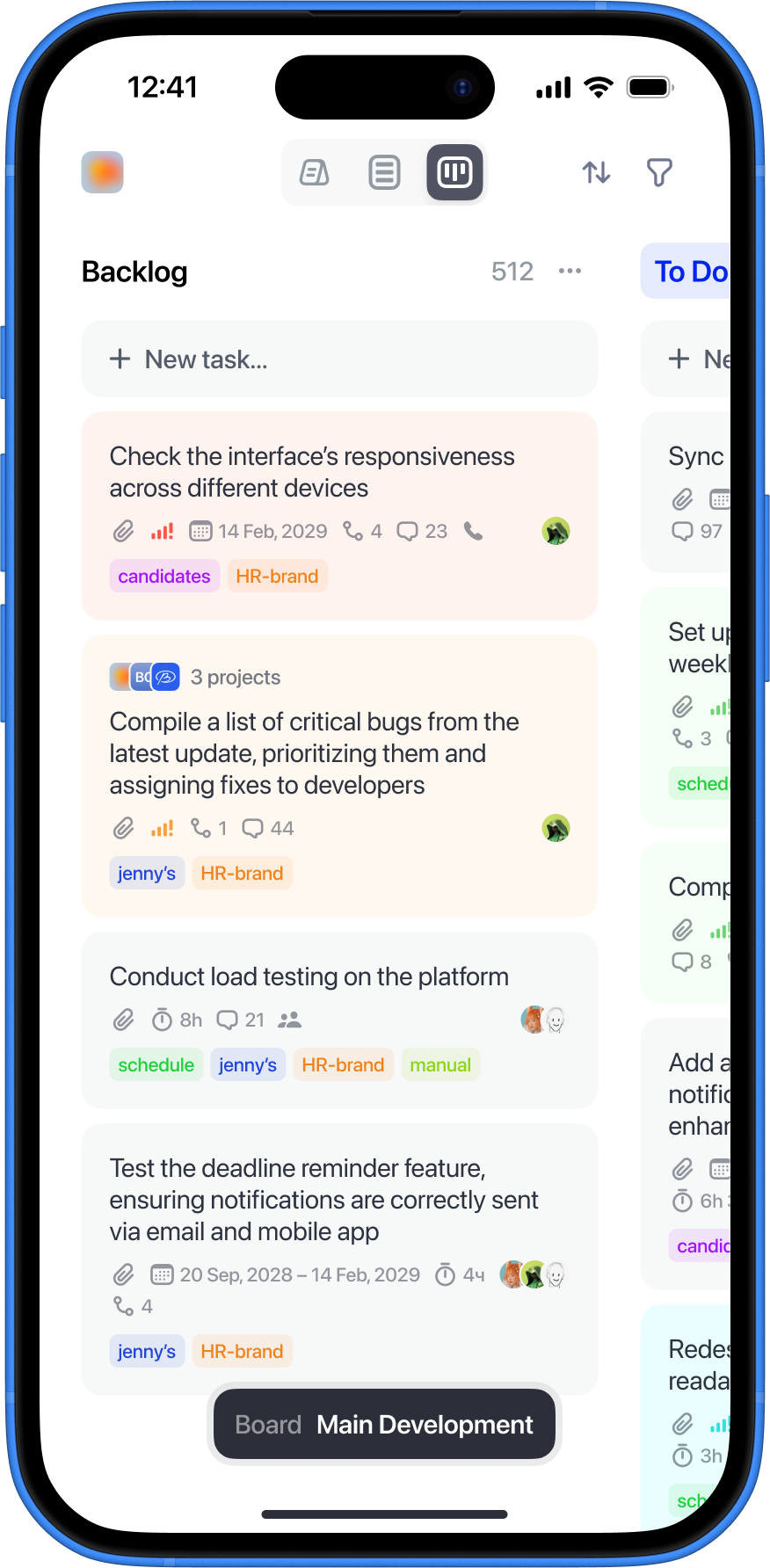 Weeek app preview